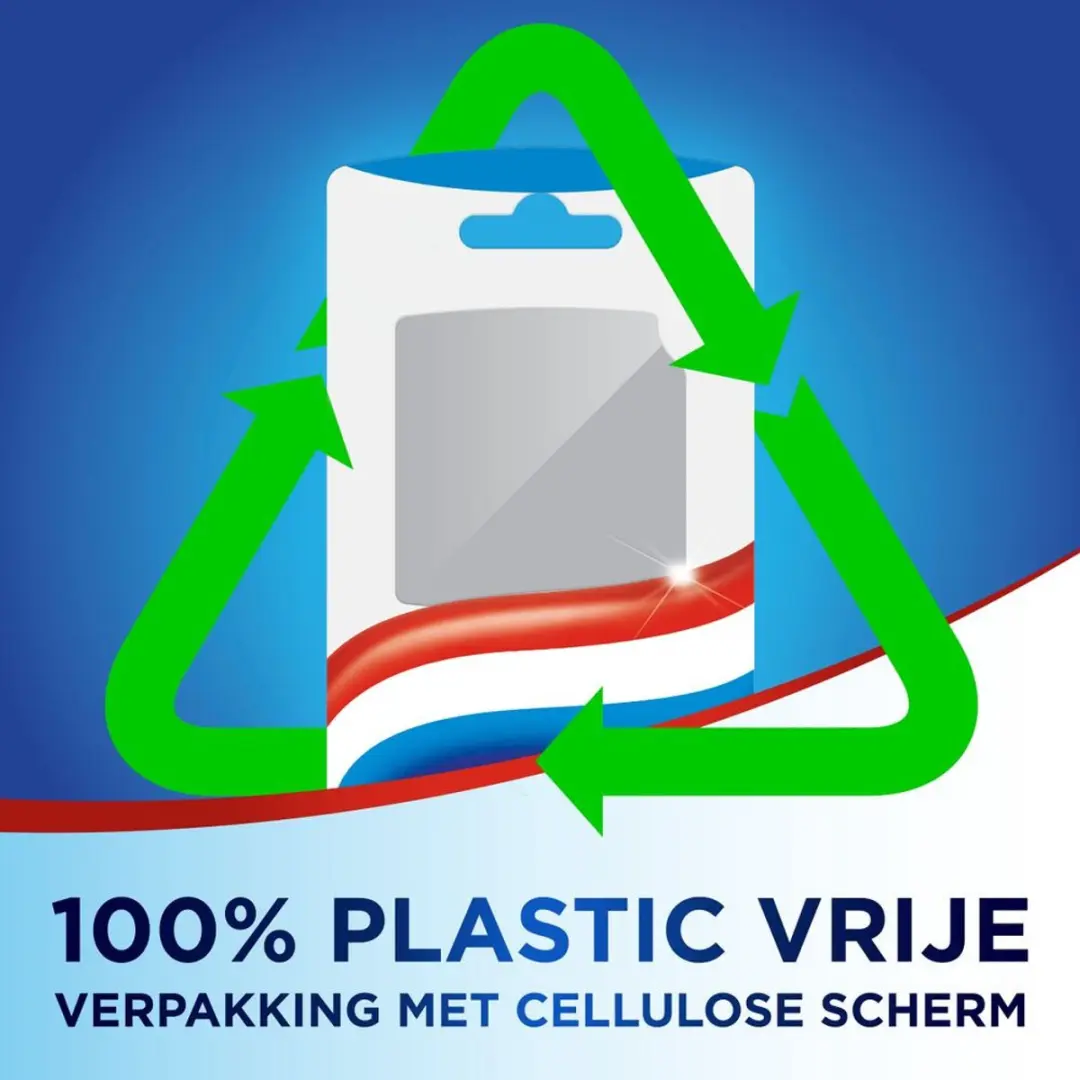 Aquafresh Tandenborstel Flex Interdental Medium - 30 Stuks (10x3) - Donkerblauw