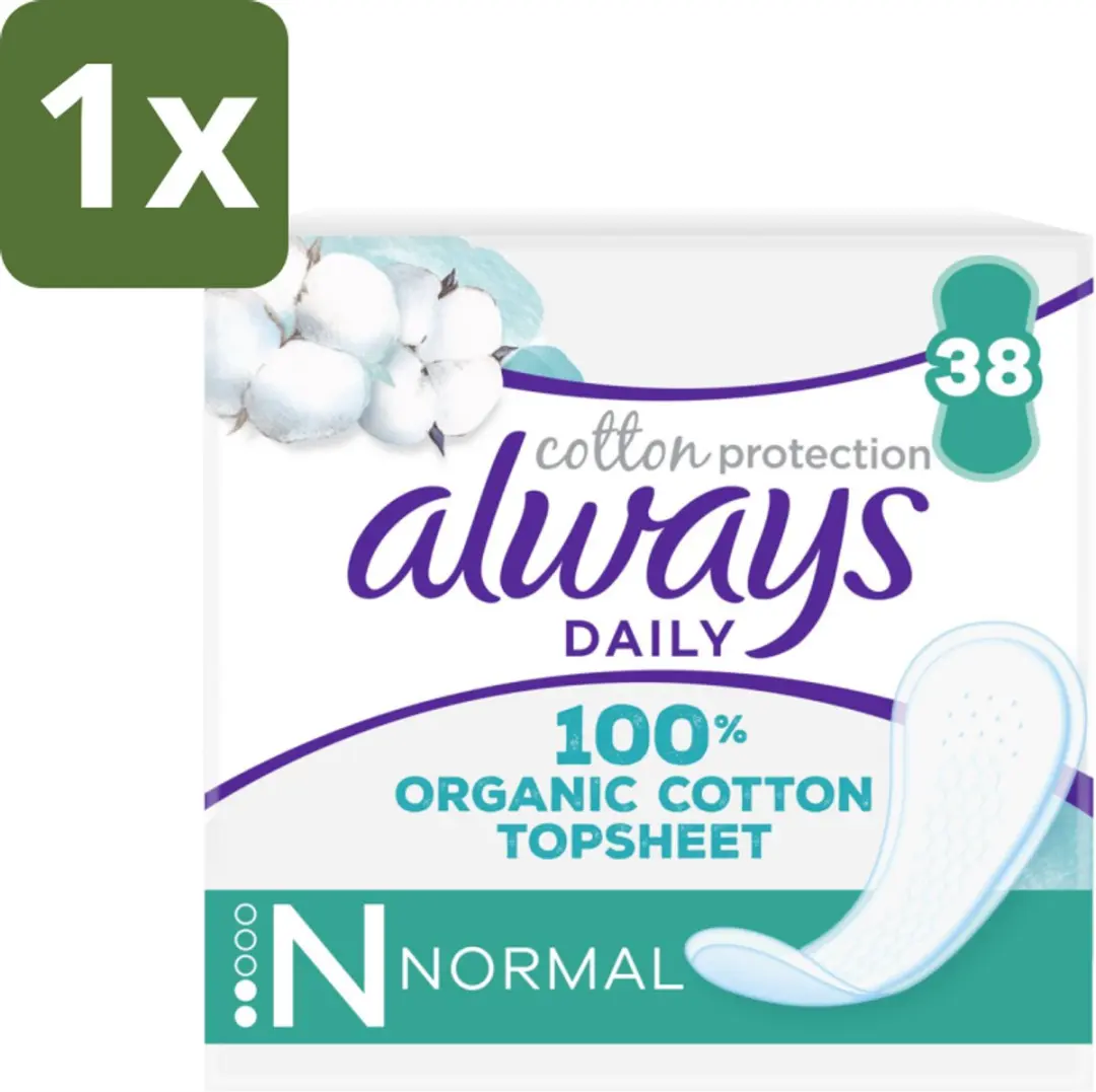Always Inlegkruisjes Cotton Protection Normal - 38 Stuks