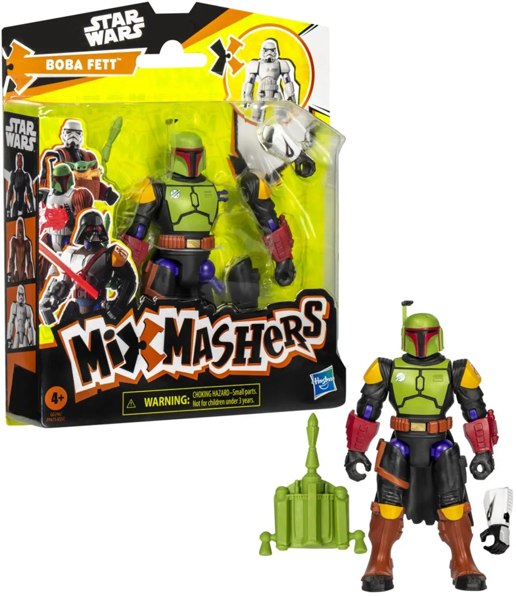 Star Wars Boba Fett Mixmashers Speelgoedfiguur - Multicolor