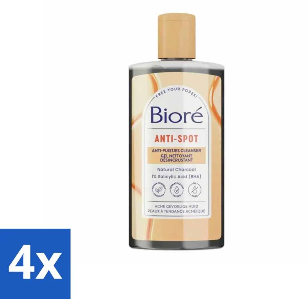 Bioré Houtskool Anti-Puistjes Reinigingsgel 200ml
