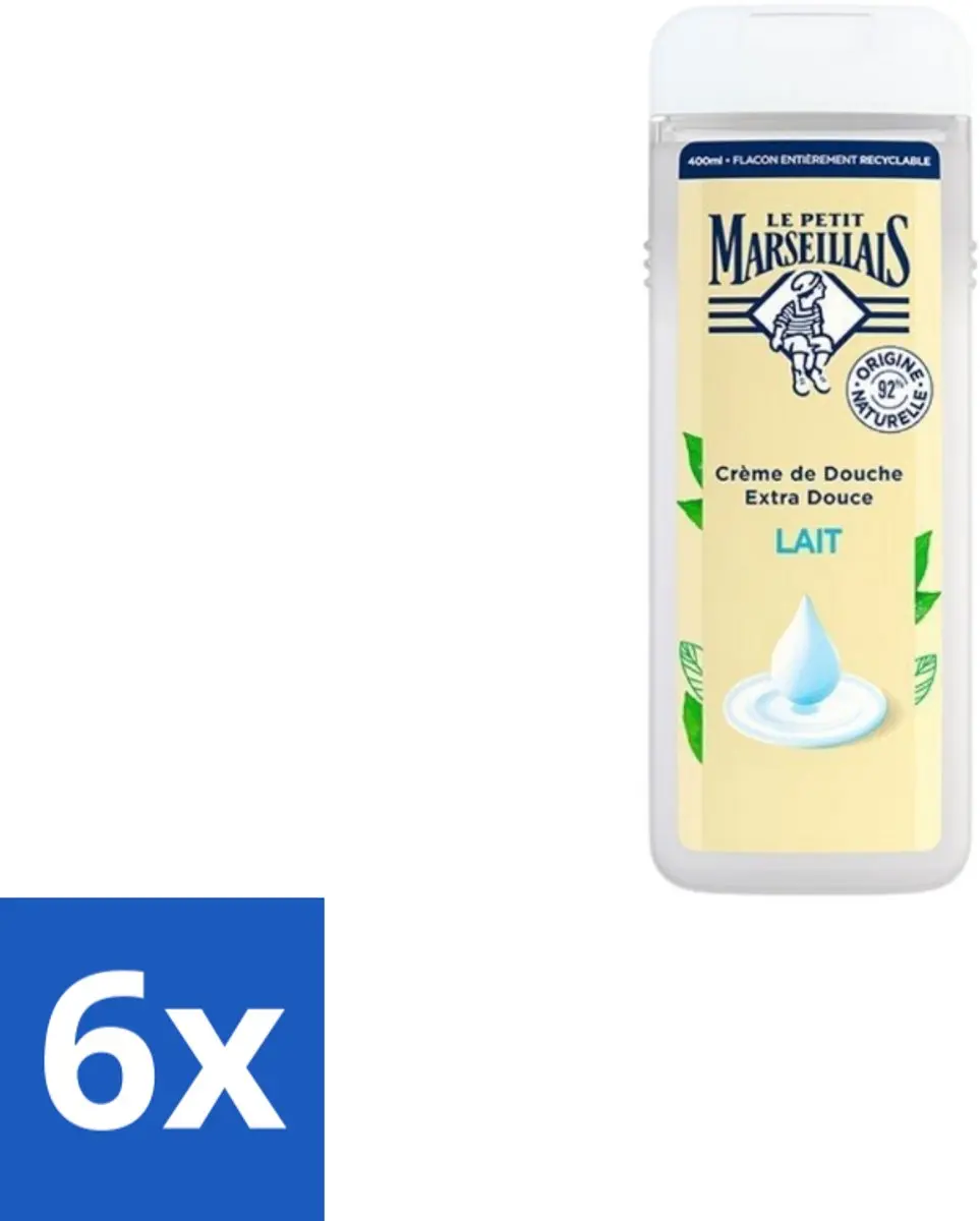 Le Petit Marseillais Douchecrème Lait 400ml