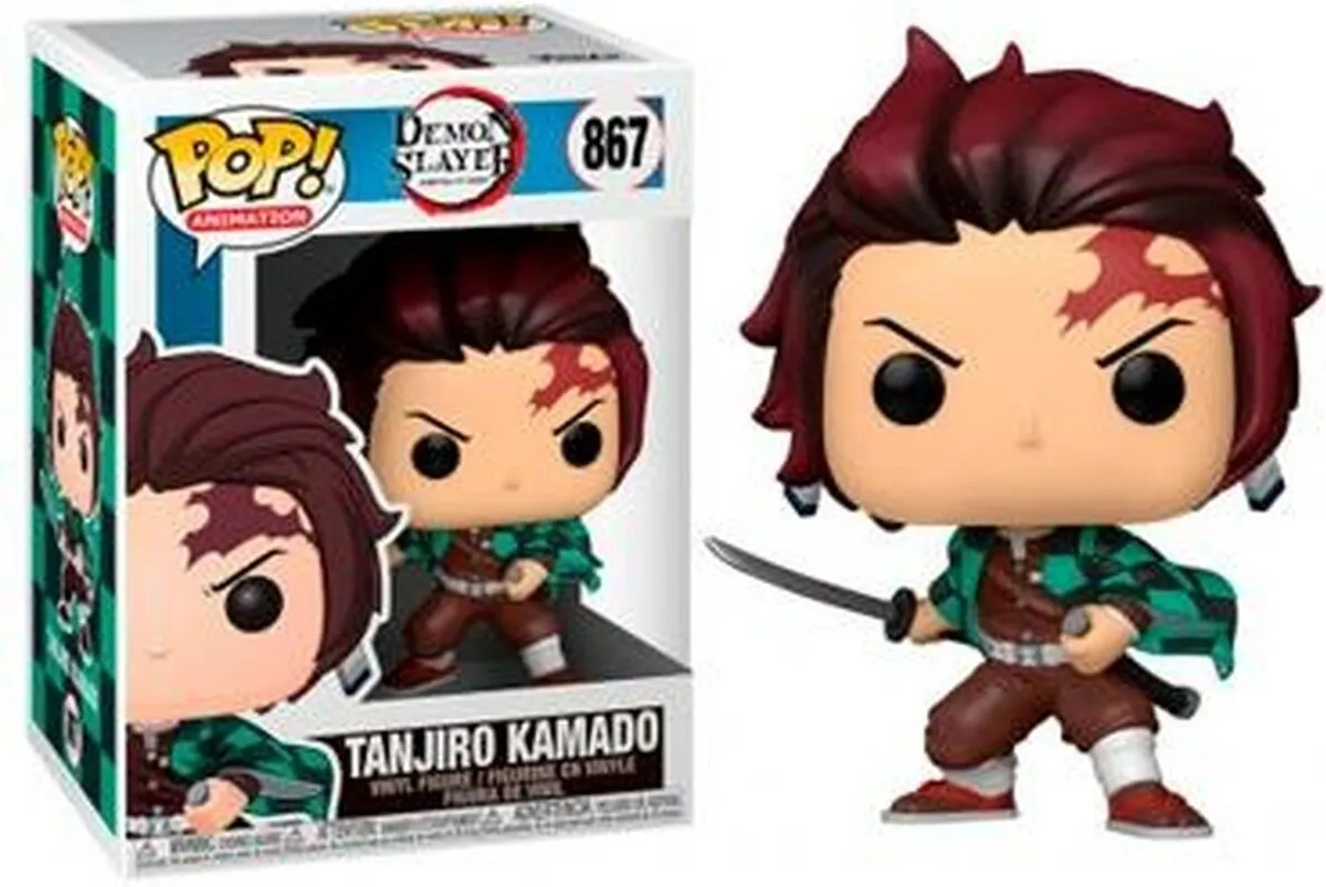 Funko POP! Demon Slayer Tanjiro Kamado Vinyl Figuur 9cm - Multicolor - afbeelding 6 van 6