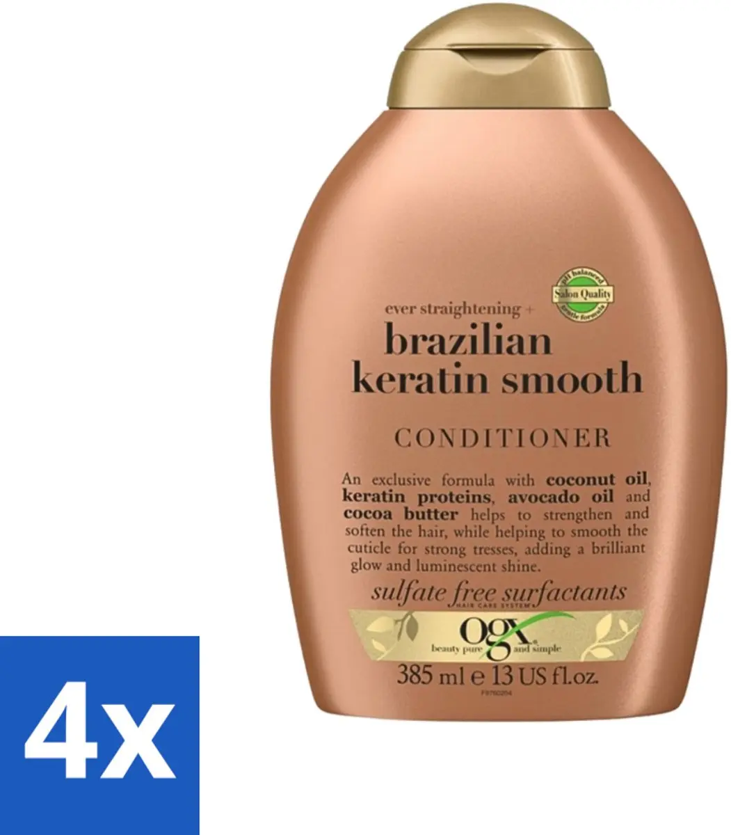 OGX Brazilian Keratin Smooth Conditioner 385ml