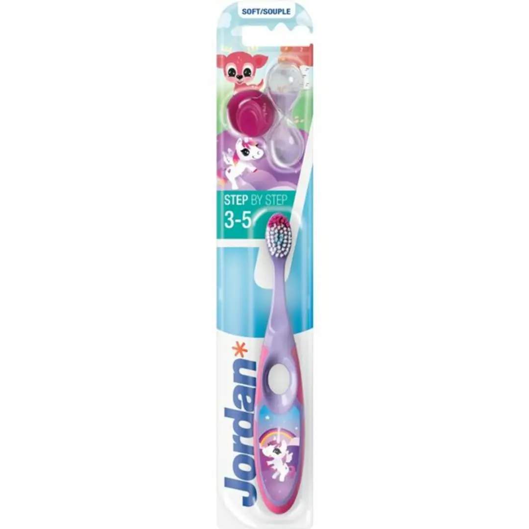 Jordan Tandenborstel Step 2 3-5 jaar - 7 Stuks Multicolor
