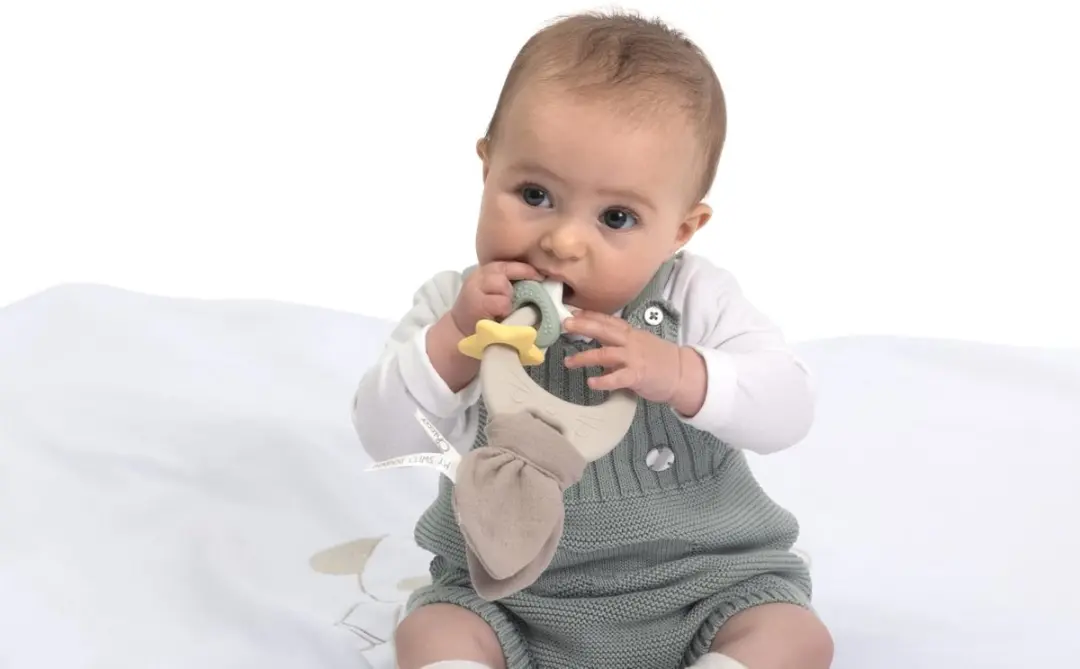Chicco My Sweet Doudou Bijtring Konijn - 4 Stuks
