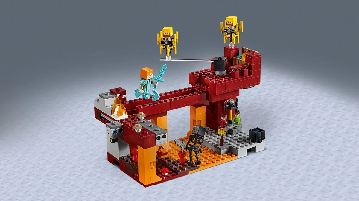 LEGO Minecraft De Blaze Brug 21154 - 372 Stukken - afbeelding 6 van 6