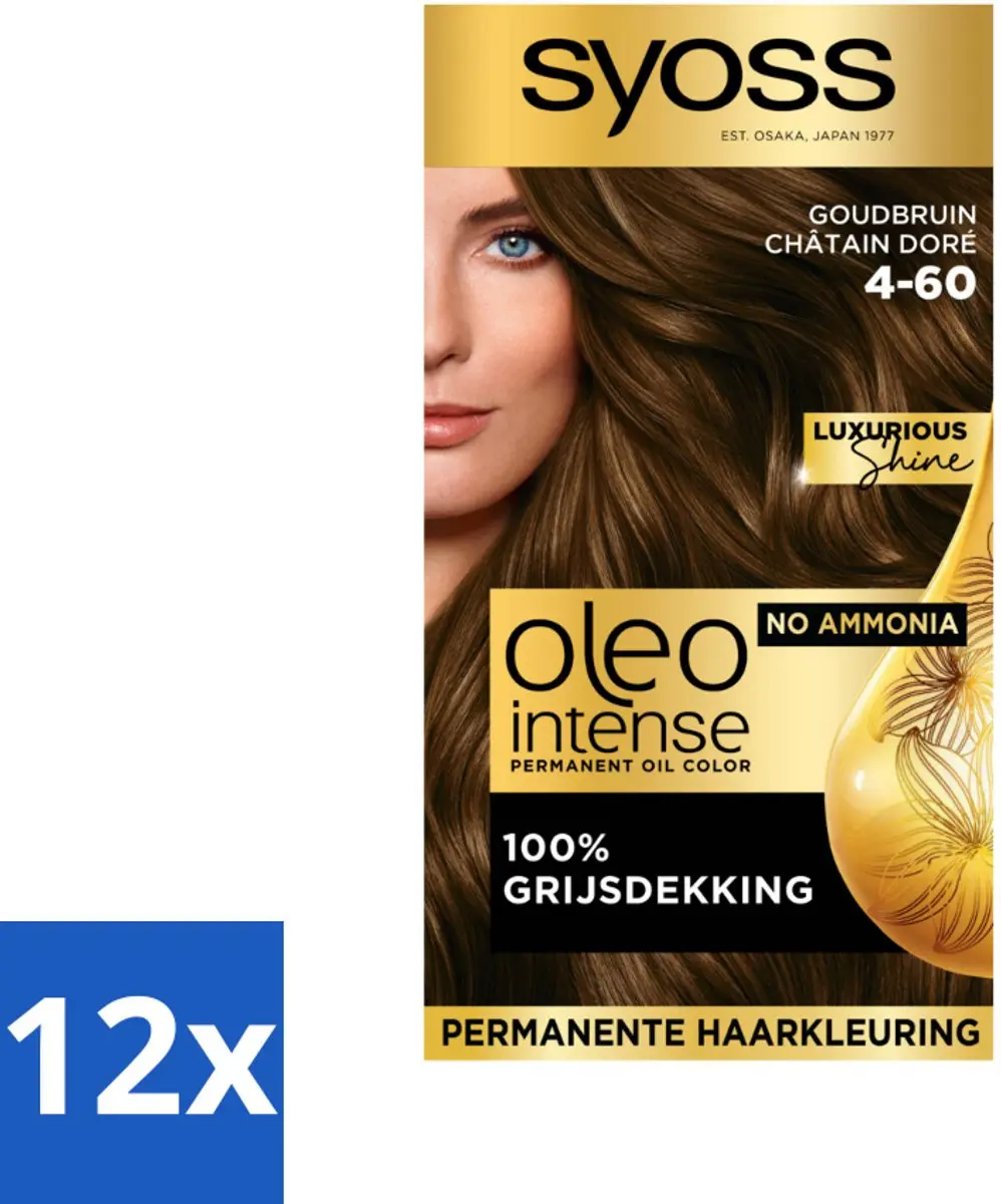 SYOSS Oleo Intense Haarverf 4-60 Goudbruin