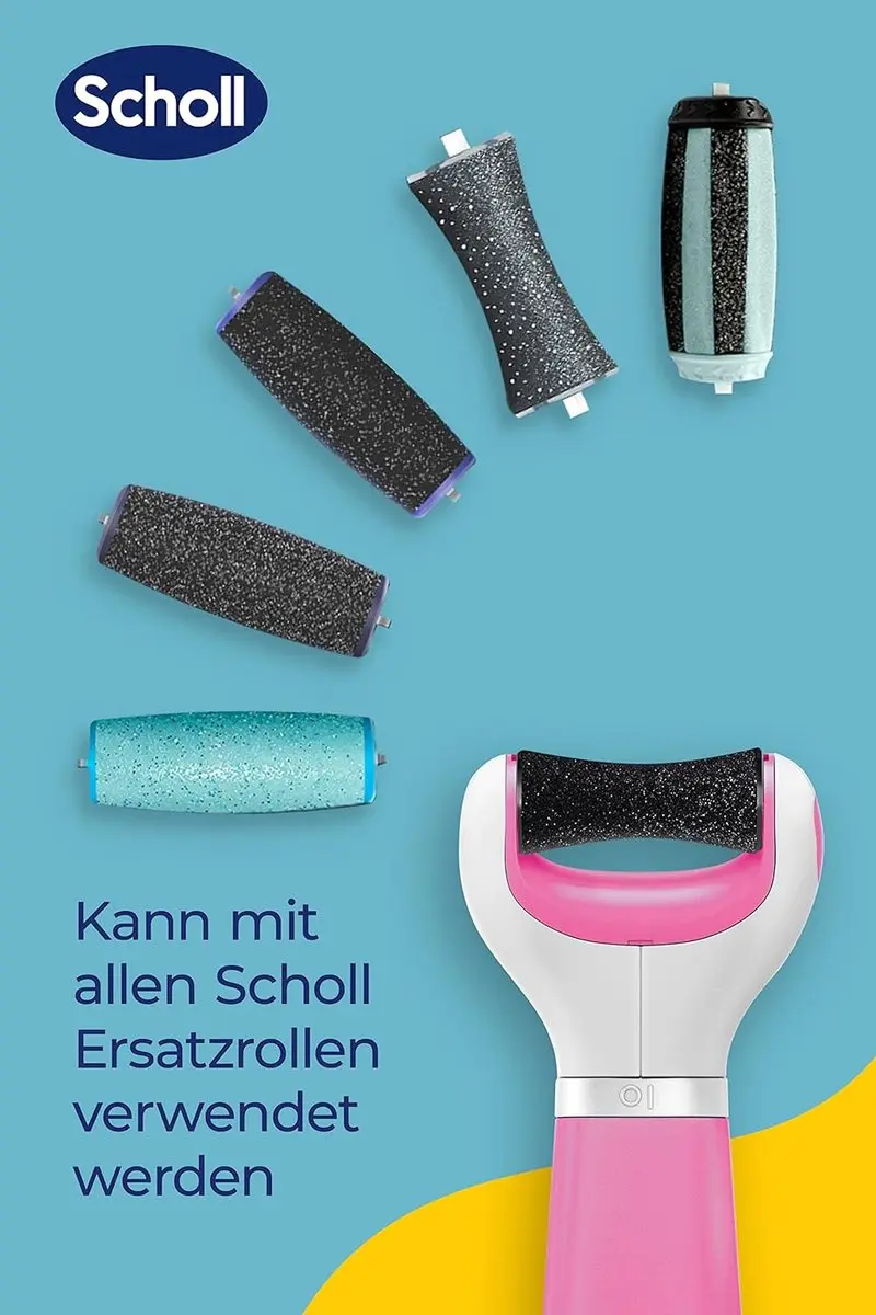 Scholl Velvet Smooth Eeltverwijderaar - 1x Batterij - Wit & Roze