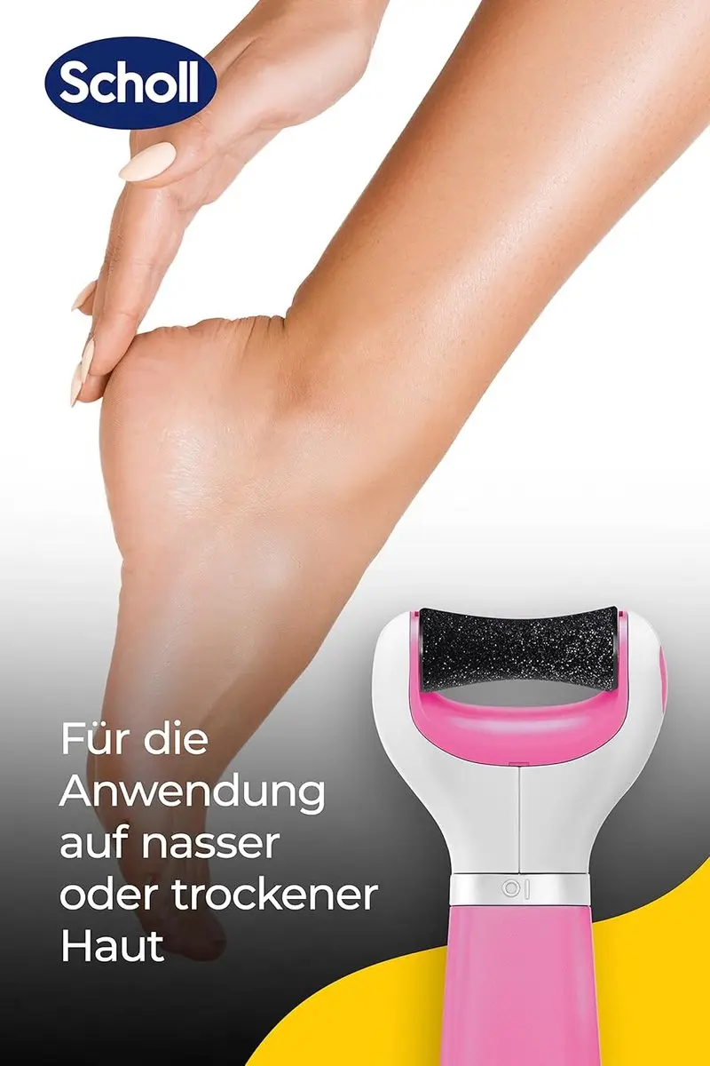 Scholl Velvet Smooth Eeltverwijderaar - 1x Batterij - Wit & Roze