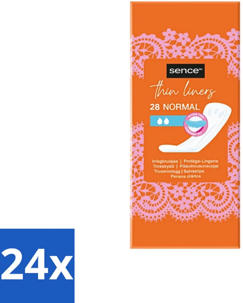 Sence Dagelijks Comfort Inlegkruisjes 24x28 Stuks
