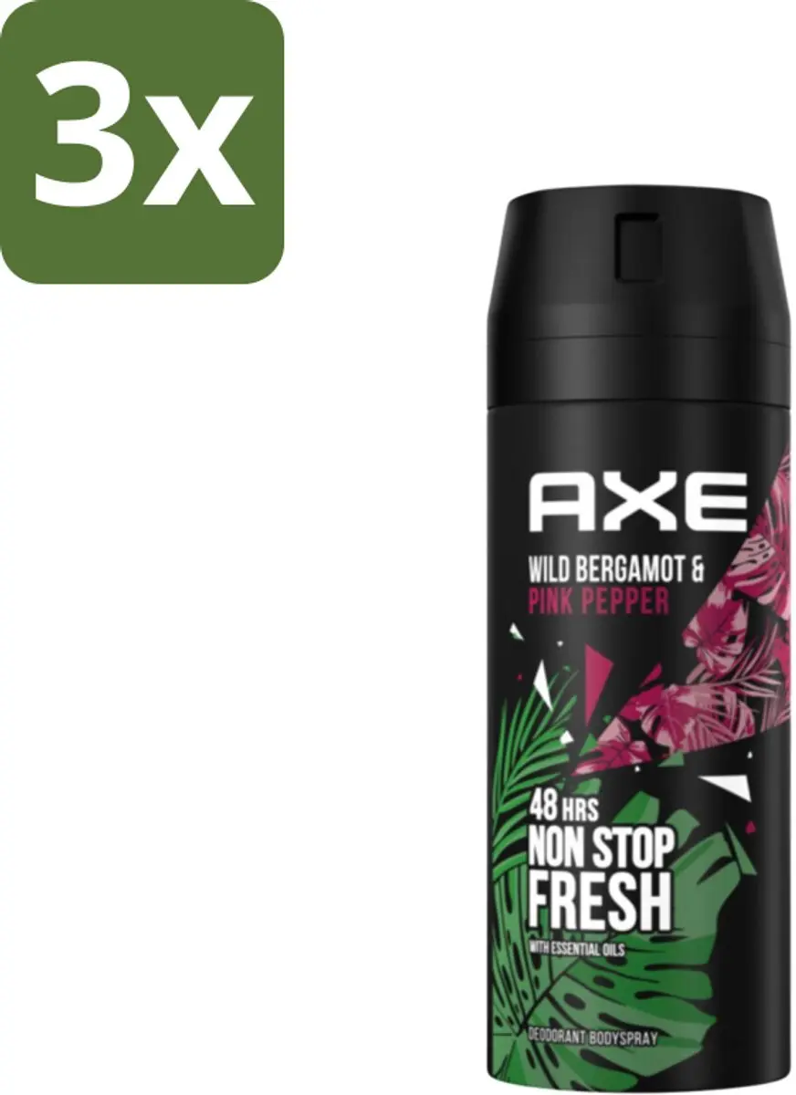 Axe Deodorant Bodyspray Wild Bergamot & Pink Pepper 450ml