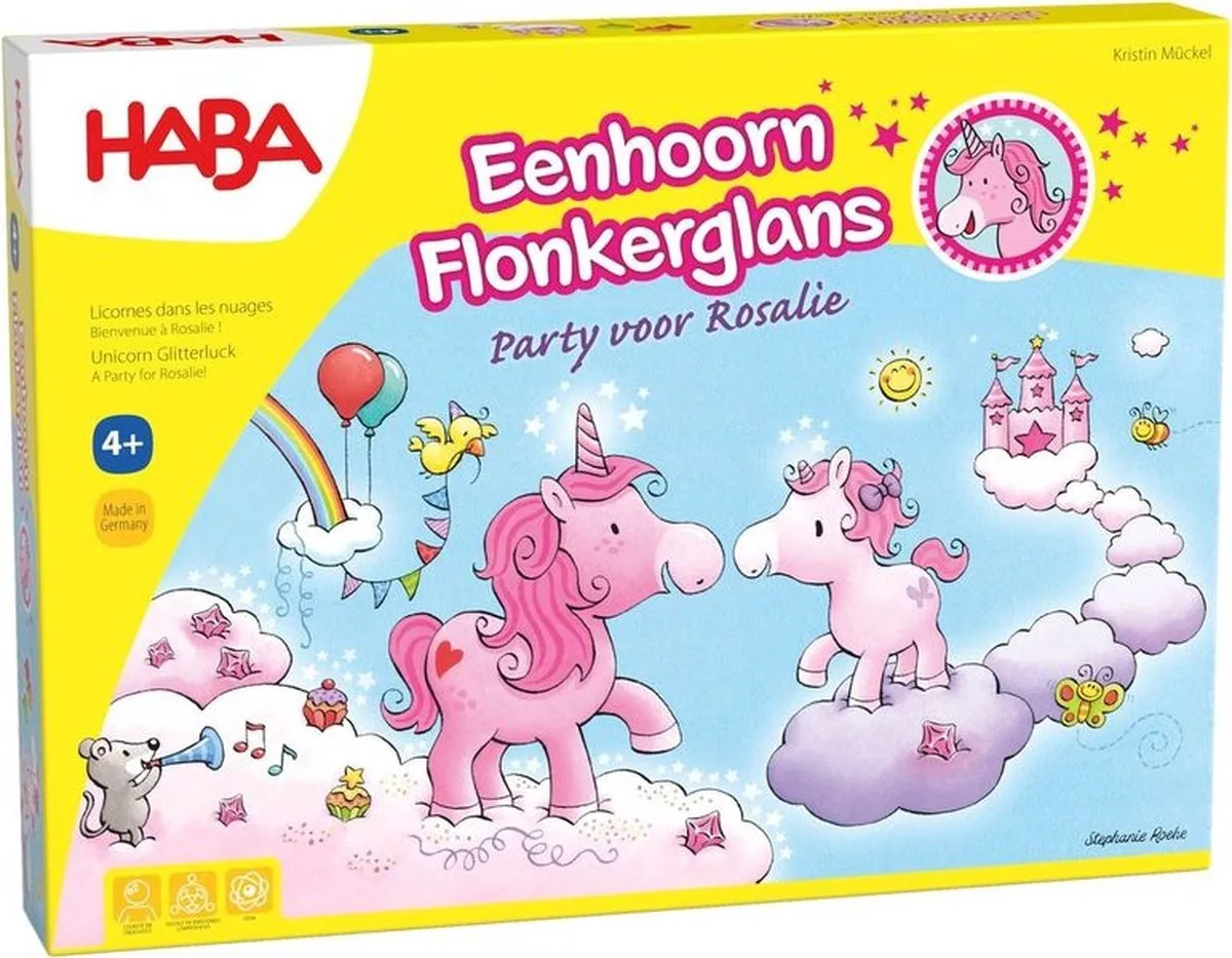Haba Eenhoorn Party Rosalie Gezelschapsspel