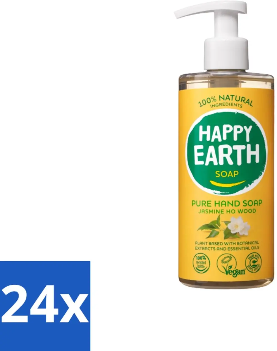 Happy Earth Jasmine Ho Wood Handzeep 300ml