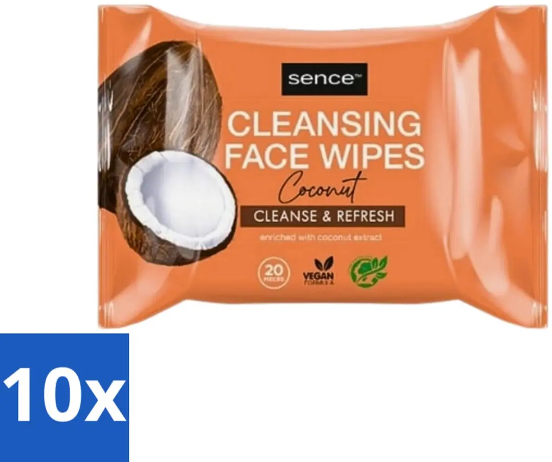 Sence Coconut Gezichtsreinigingsdoekjes 200ml