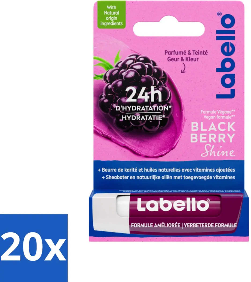 Labello Blackberry Shine Lippenbalsem 5,5ml