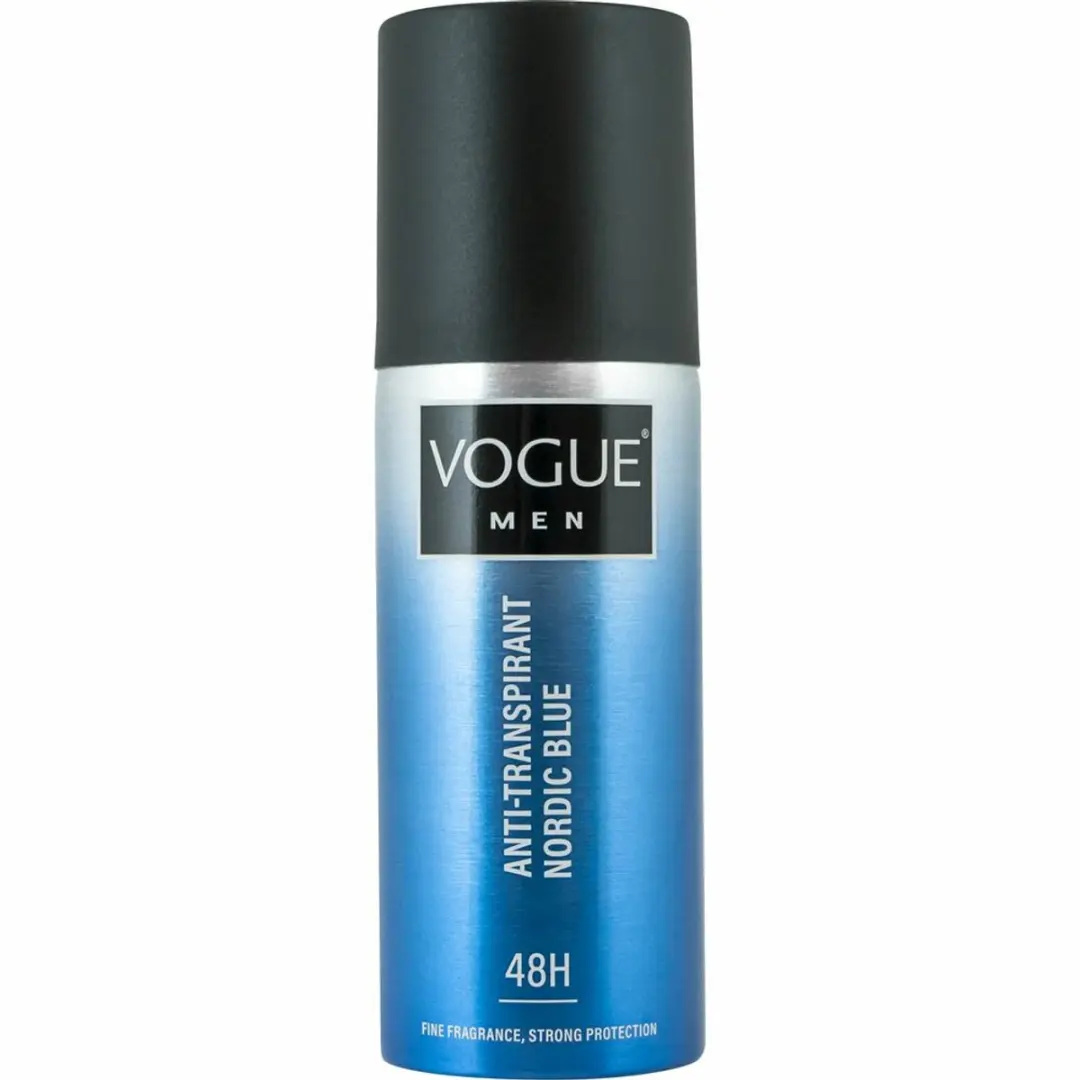 Vogue Anti-Transpirant Nordic Blue 150ml - 3 Stuks