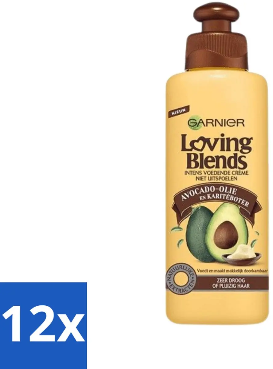 Garnier Loving Blends Leave-In Crème 200ml - 12 Stuks