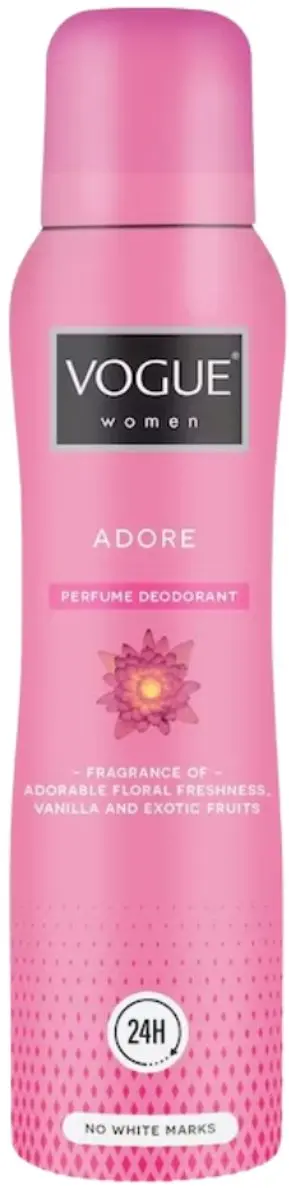 Vogue Adore Parfum Deodorant 150ml - 20 Stuks