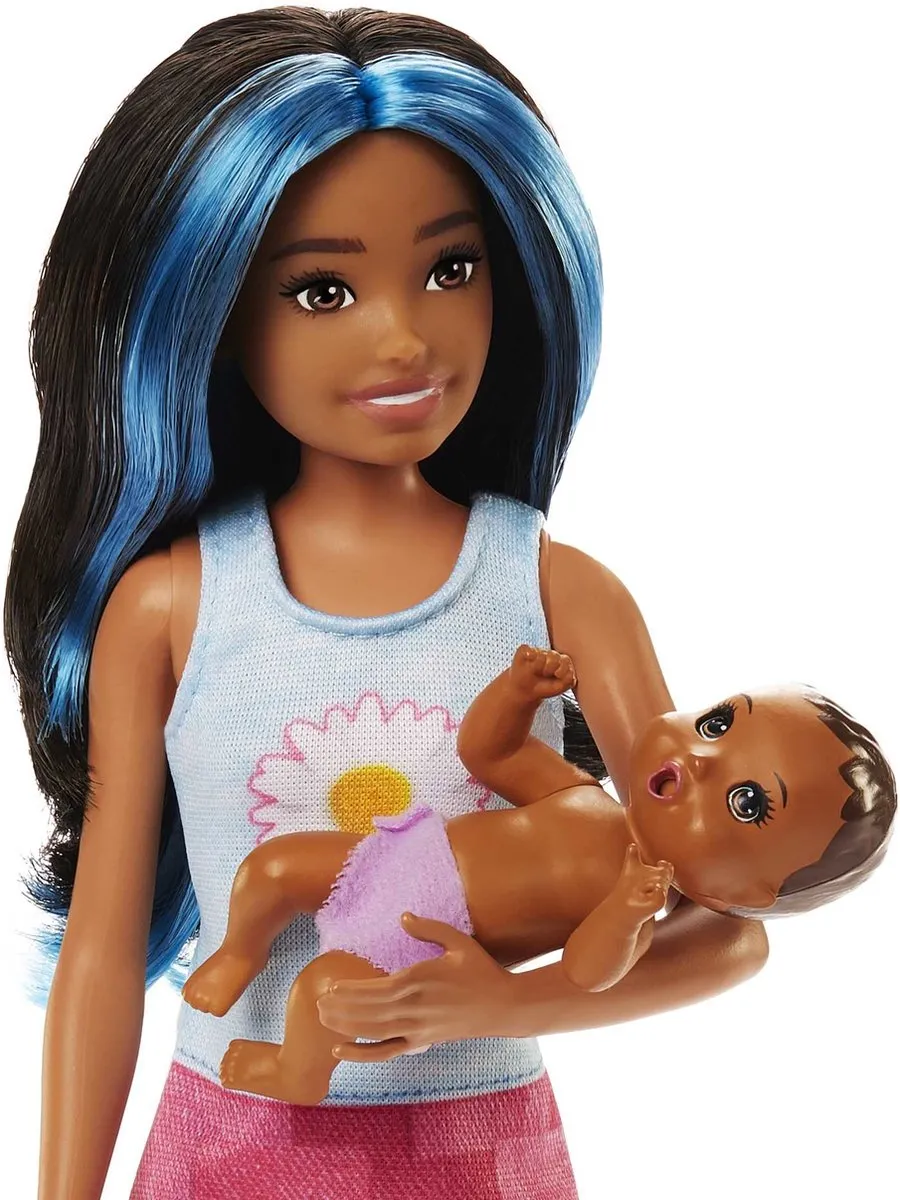 Barbie Skipper Babysitters Inc. Poppen & Speelset HJY34 - 1 Stuk - Roze
