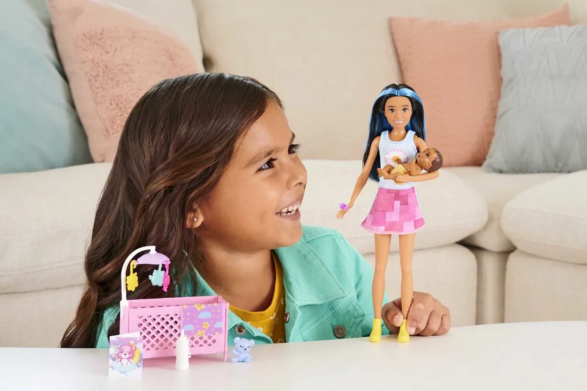 Barbie Skipper Babysitters Inc. Poppen & Speelset HJY34 - 1 Stuk - Roze - afbeelding 6 van 6