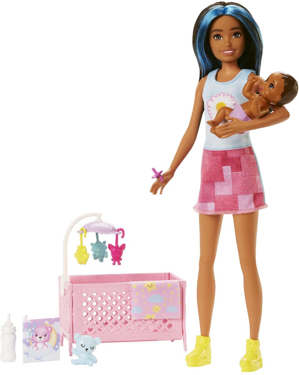 Barbie Skipper Babysitters Inc. Poppen en Speelset