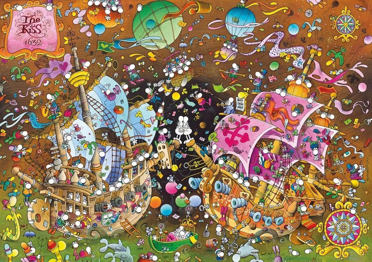 Clementoni Mordillo The Kiss Puzzel 6000 Stuks - Multi kleur