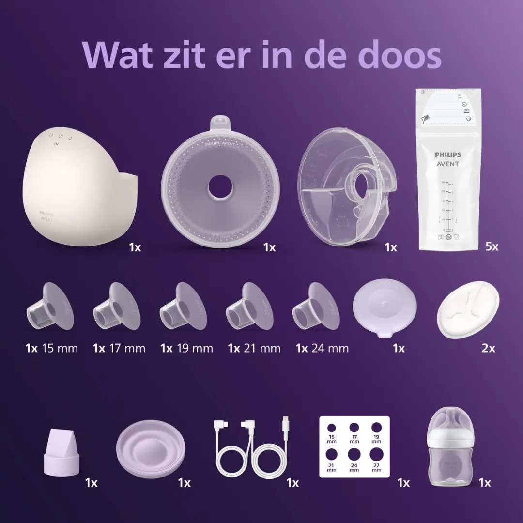 Philips Avent Natural Care SCF495/21 Elektrische Borstkolf - Wit/Beige