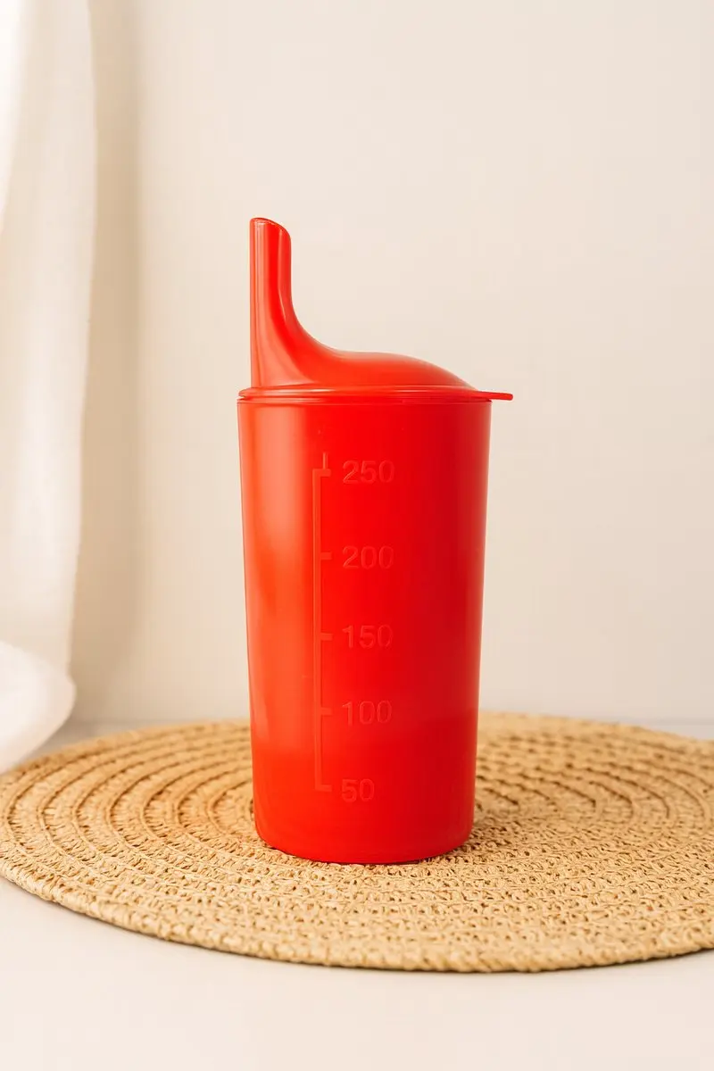 Vitility Drinkbeker met Tuit 250ml - Rood