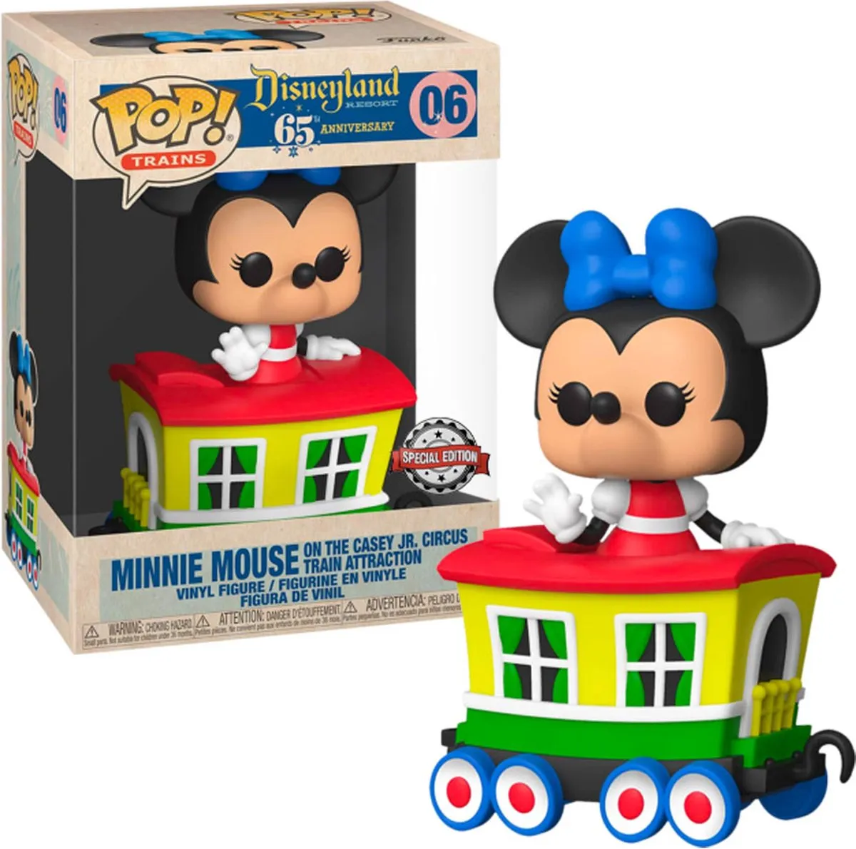 Funko Pop Disney Minnie In Train Carriage - 65th