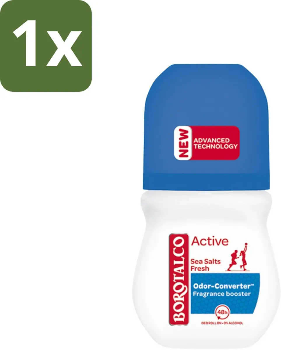 Borotalco Deodorant Roller Active Sea Salts Fresh 50ml