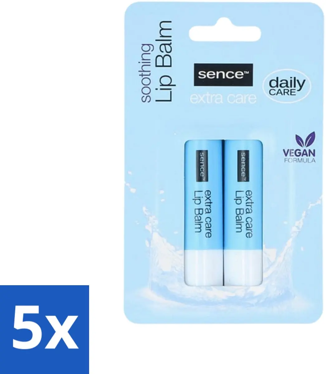 Sence Lippenbalsem Hydro Shock Blauw - 48g (5x2 Stuks)
