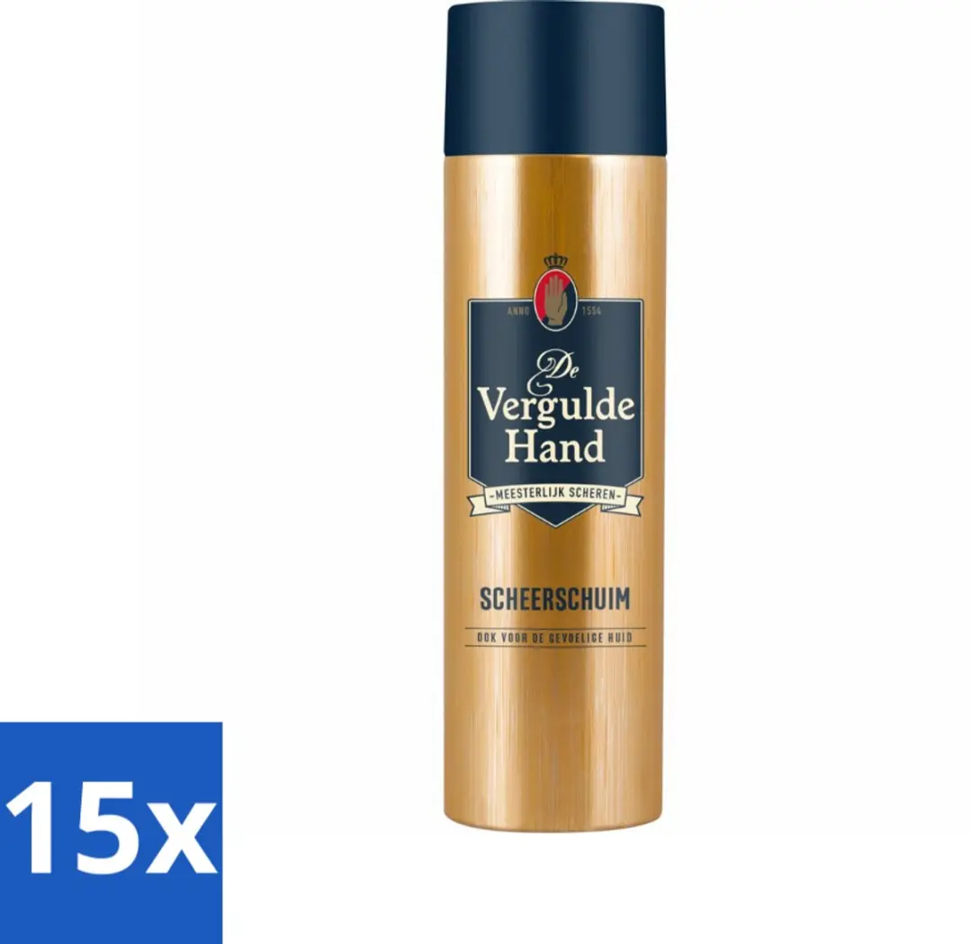 Vergulde Hand Scheerschuim 250ml