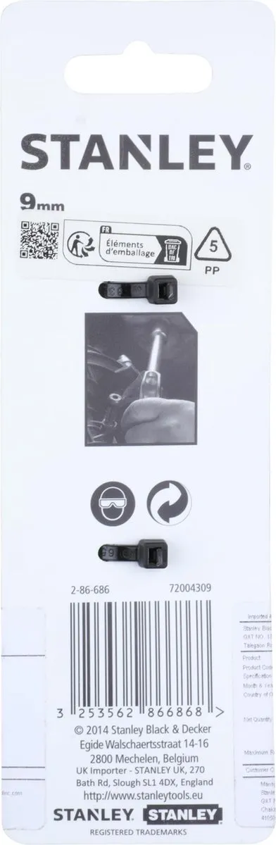 Stanley Gebogen Pijpsleutel 17mm - 12pt - afbeelding 5 van 6