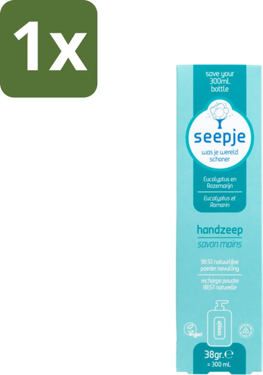 Seepje Handzeep Navulverpakking 34g