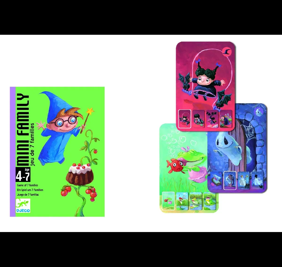Djeco Mini Family Kaartspel DJ05101 - Kwartet - 2-4 spelers - afbeelding 6 van 6