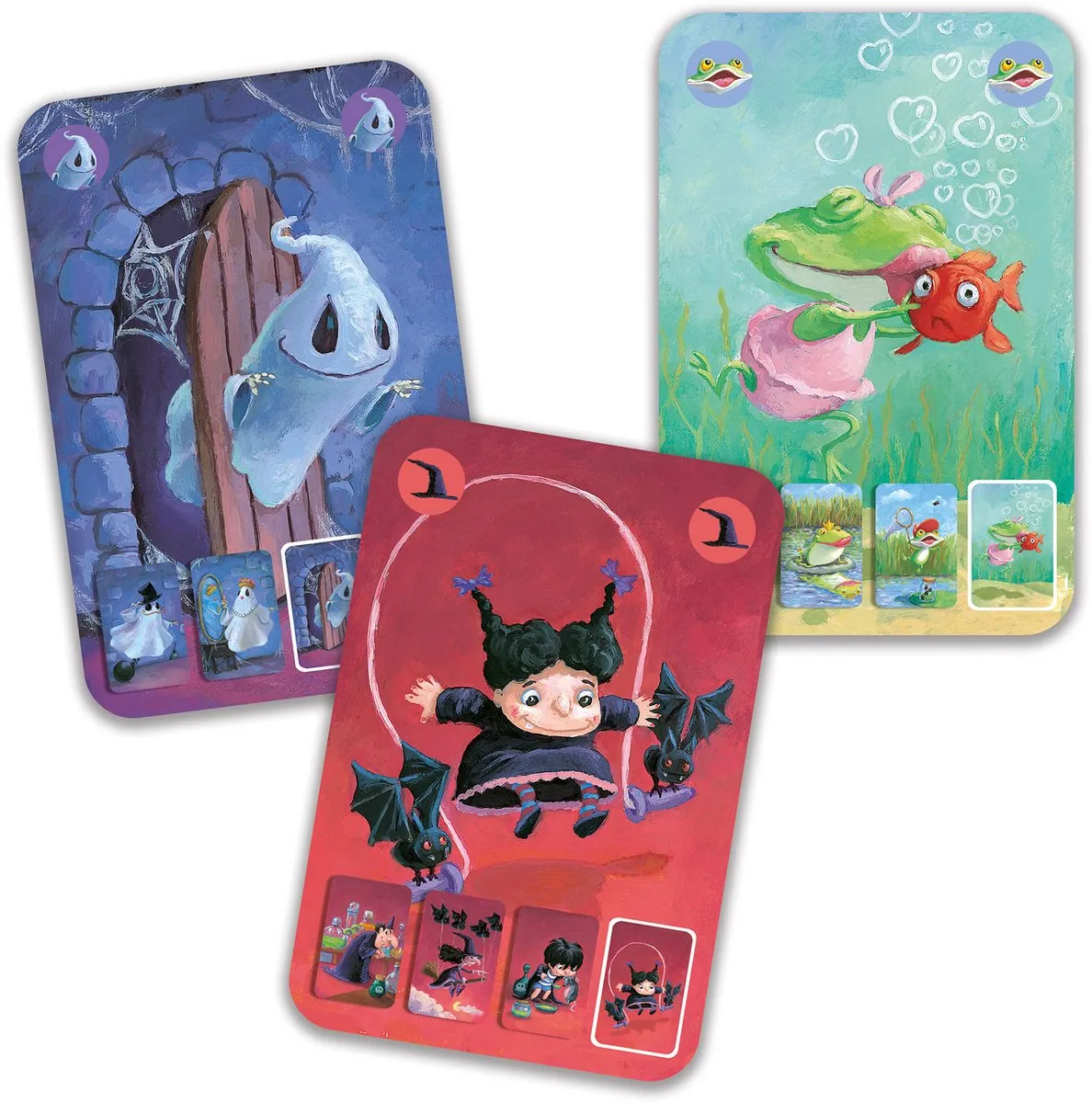 Djeco Mini Family Kaartspel DJ05101 - Kwartet - 2-4 spelers