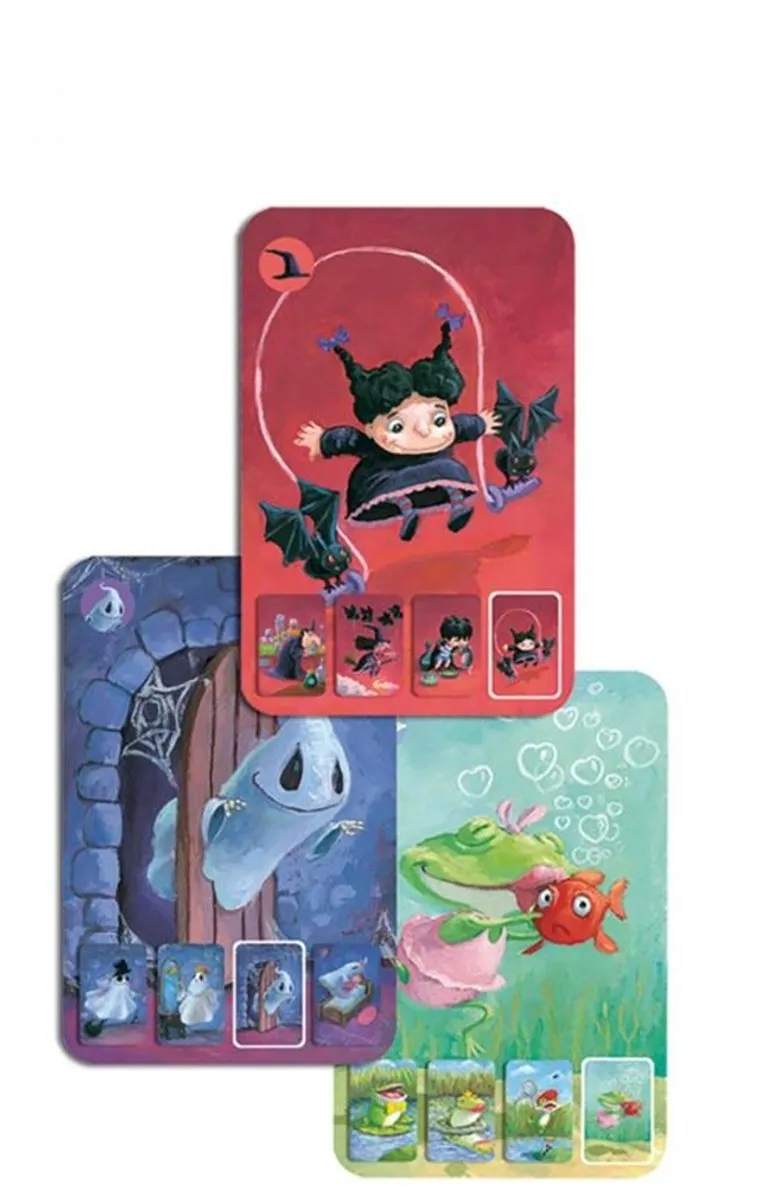 Djeco Mini Family Kaartspel DJ05101 - Kwartet - 2-4 spelers