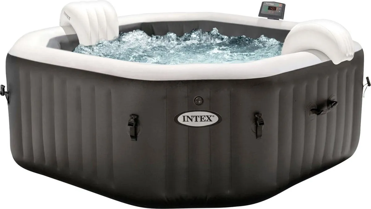 Intex Pure Spa Jet & Bubble Deluxe 28458 - 120 Jets - Ø201cm - 4 Personen