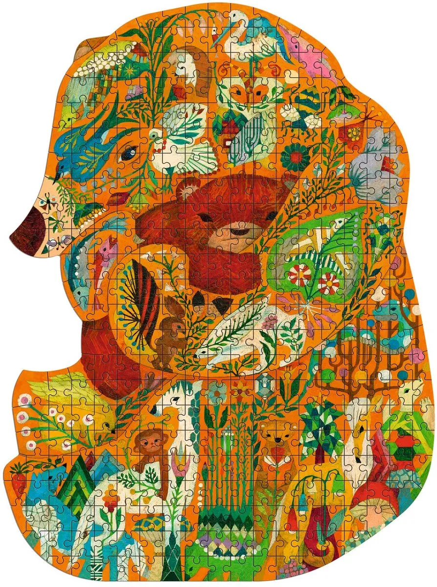 Djeco Puzzel Knuffelberen 350 Stukjes - Multicolor