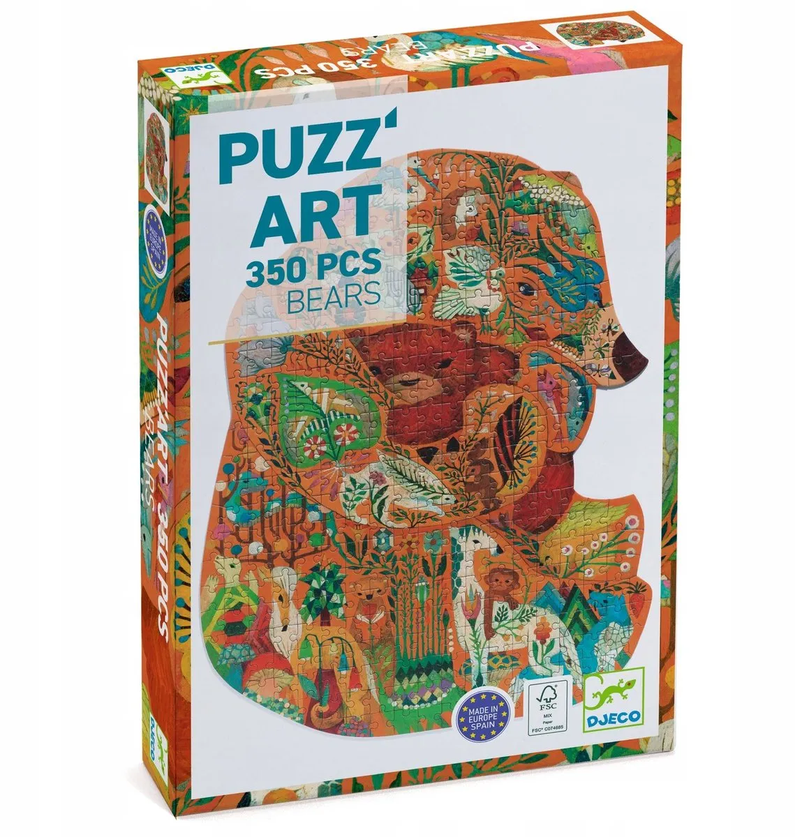 Djeco Puzzel Knuffelberen 350 Stukjes