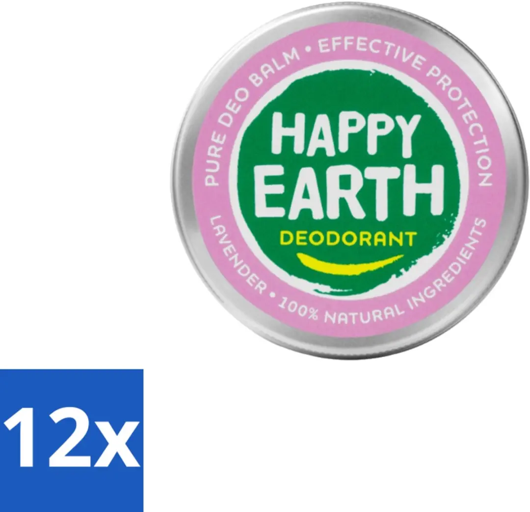 Happy Earth Deodorant Balm Lavender 45g