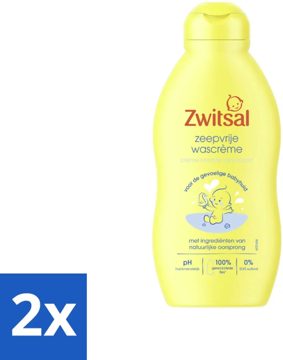 Zwitsal Zeepvrije Wascrème 200ml