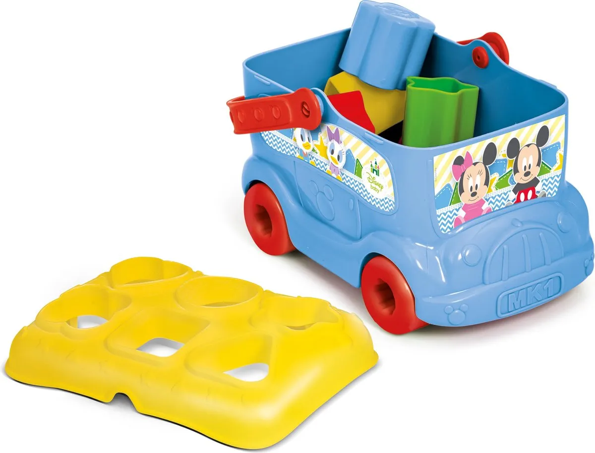 Clementoni Mickey Mouse Vormenbus Blokkendoos - 10+ Maanden - Multicolor - afbeelding 6 van 6