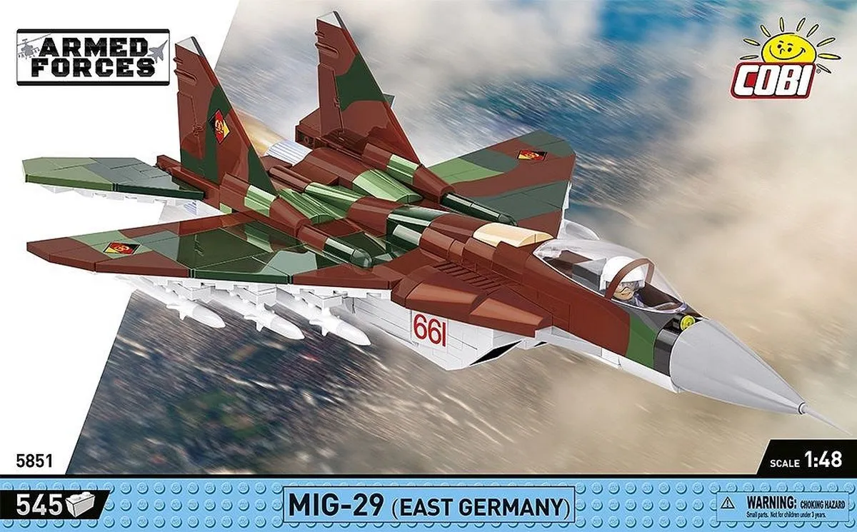 Cobi MiG-29 5851 - 545 Onderdelen - Meerkleurig