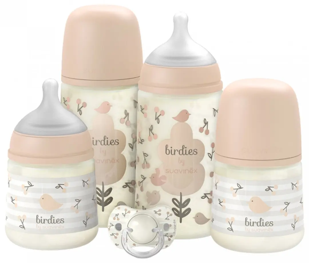 Suavinex Birdies Pasgeborenenset Roze