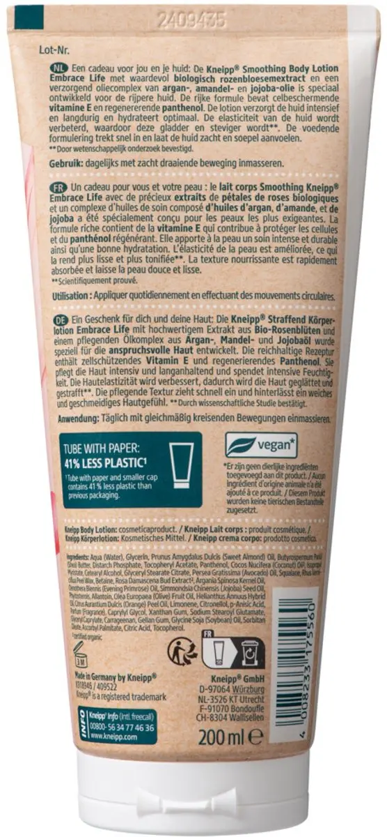 Kneipp Embrace Life Body Lotion Anti-Aging 200ml
