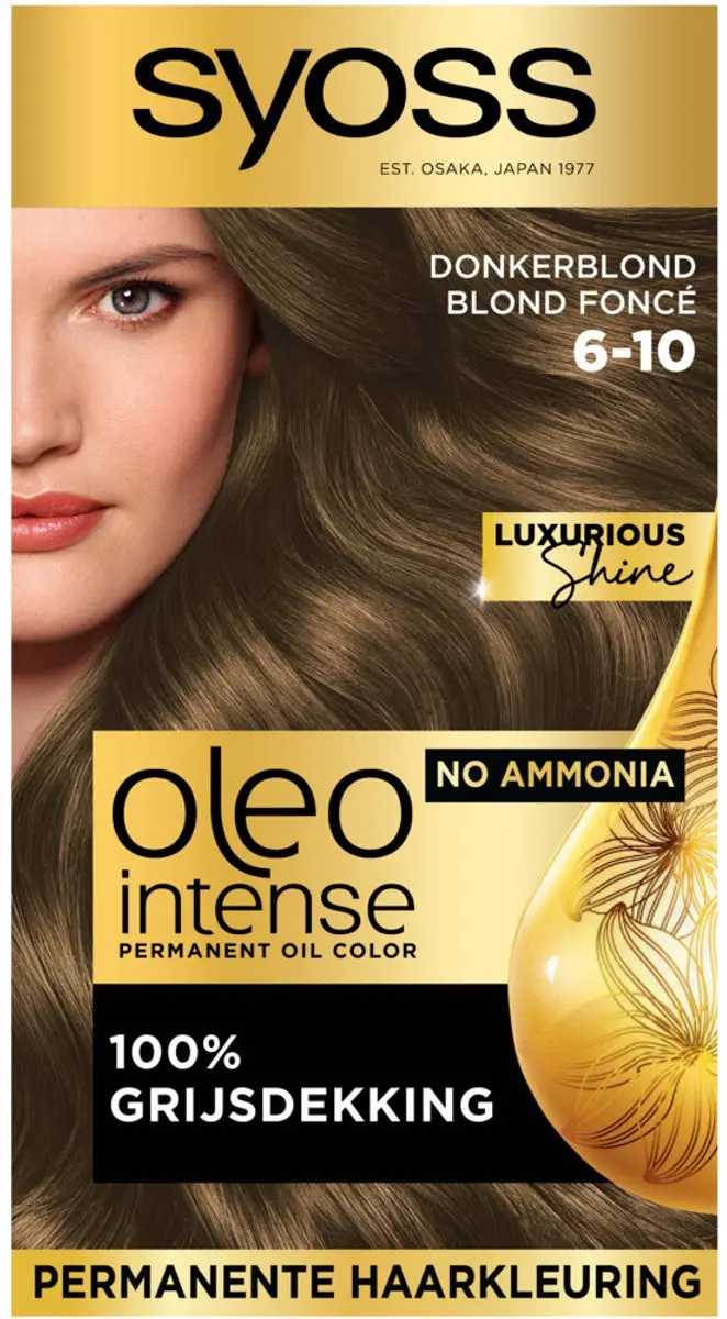 SYOSS Oleo Intense Haarverf 6-10 Donkerblond - 2300ml (20x115ml)