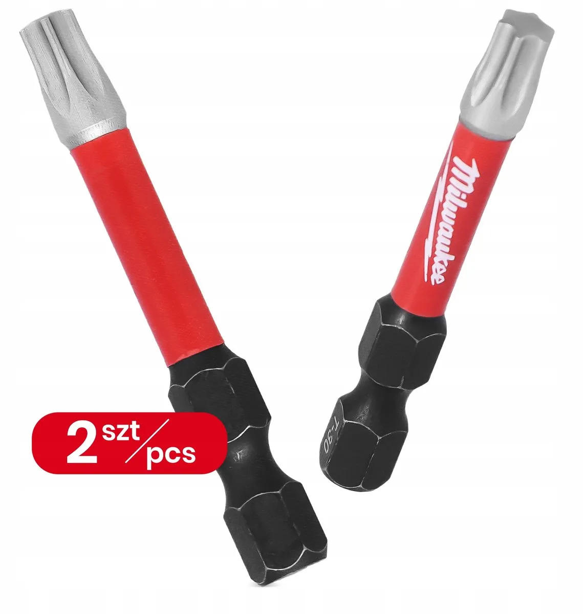 Milwaukee TX30 Shockwave Impact Bits 50mm - 2 Stuks