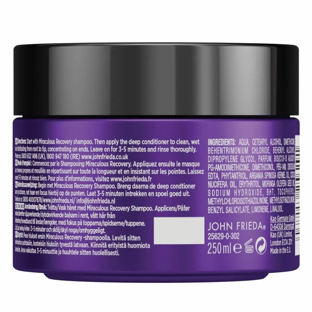 John Frieda Frizz Ease Haarmasker 250ml