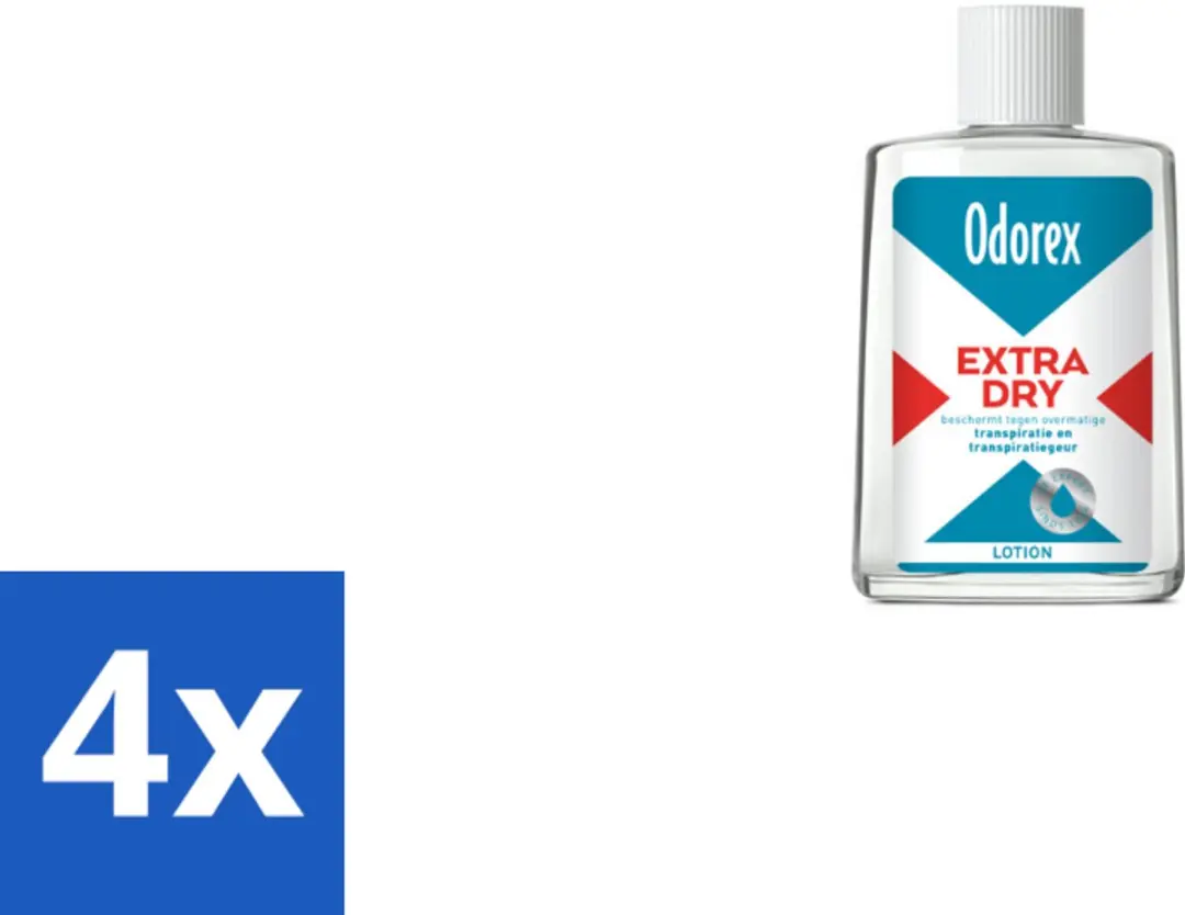 Odorex Extra Dry Lotion 50ml - 200ml (4x50ml)